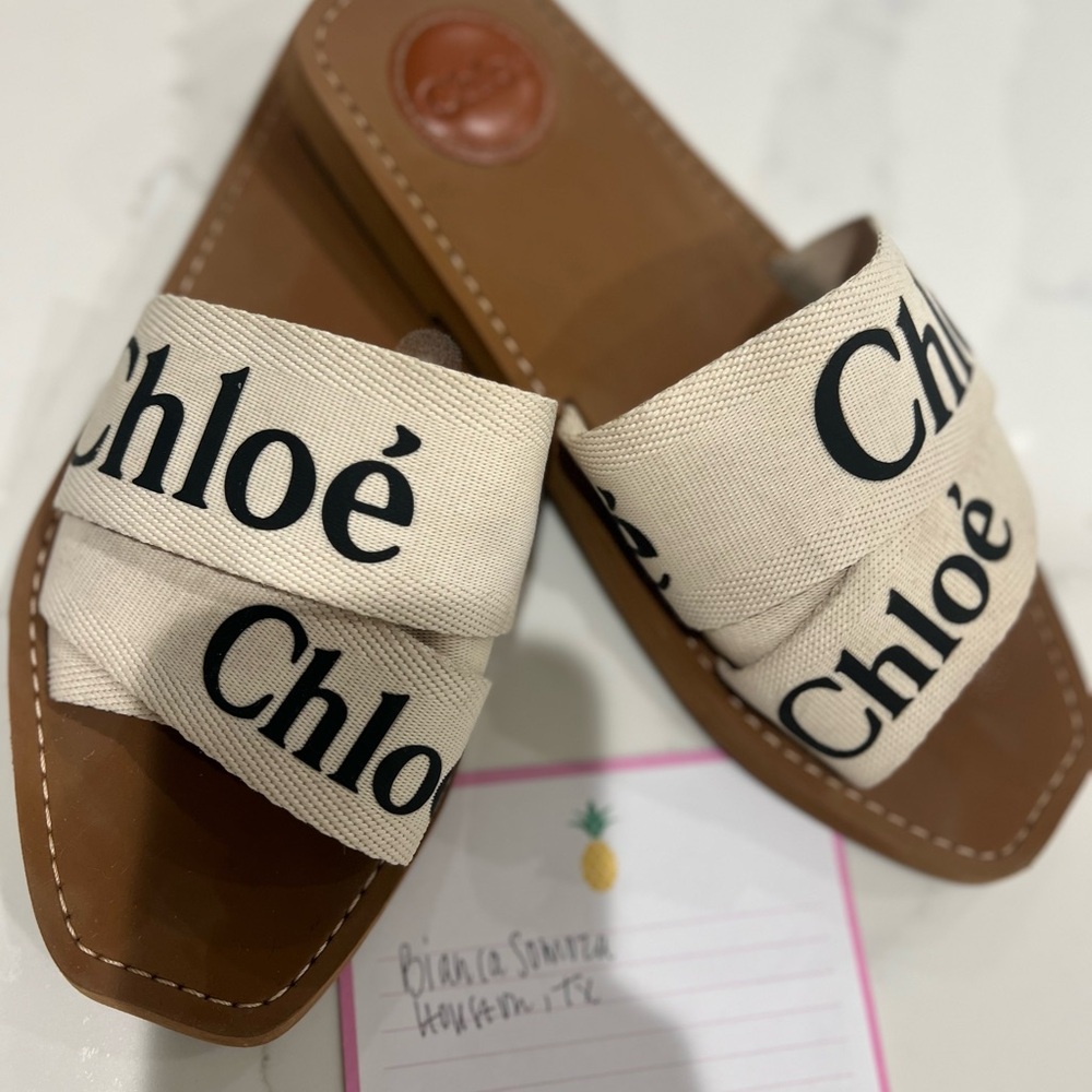Chloe woody sandals